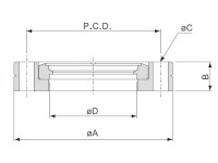 Bored-flange-rotatable-s