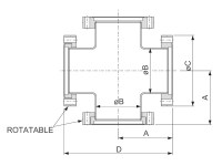 cf-4-Way-Crosses-Two-Flange-Rotatable-s