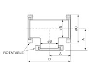 cf-tees-two-flange-rotatable-s
